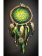 Jungle Peacock Dreamcatcher 'Hypnotizing' | Chrysocolla Stone