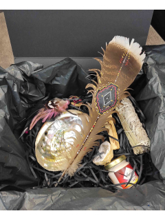 Shamanic Purification Box & Dreamcatcher Amulet