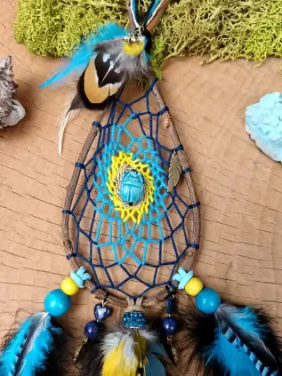 Abalone Nebula | Shamanic Earrings Sea Turtle Totem