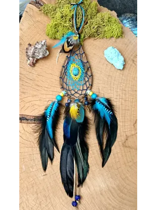 Abalone Nebula | Shamanic Earrings Sea Turtle Totem