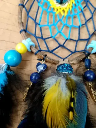 The Flame of the Woods — Tibetan Shamanic Mala Fox Totem | Carved Tiger's Eye, 108 Sacred Stones & Rare Feathers