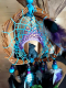 3D Blue Wolf Dreamcatcher | Lithotherapy & Shamanism