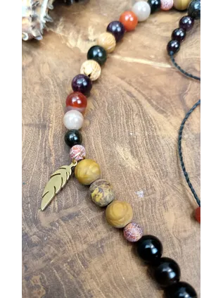 Collier Chamanique Homme Ammonite | Le Voyageur Éternel