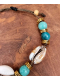 copy of Bracelet ethnique homme macramé avec pierre de soleil et cornaline