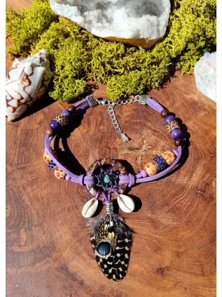 Bracelet de Cheville Attrape-Rêves "Opale d'Amazone" – Opale d'Éthiopie & Argent 925