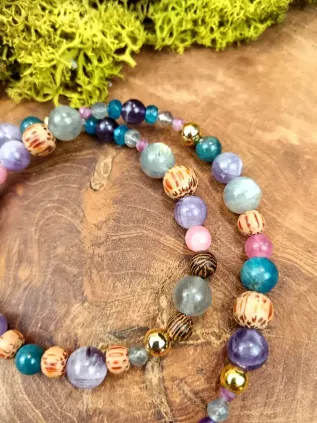 The Dawn Fox – Shamanic Labradorite Necklace with Natural Feathers | Intuitive Grounding Jewelry