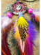 Phoenix Dreamcatcher Necklace with Abalone & Fire Medicine