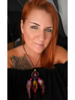 Phoenix Dreamcatcher Necklace with Abalone & Fire Medicine