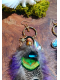 Boucles d'oreilles abalone Eden tropical | Plumes