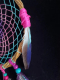 Attrape-Rêve Chamanique Une Étoile au Soleil – Étoile de Mer & Sari Artisanal