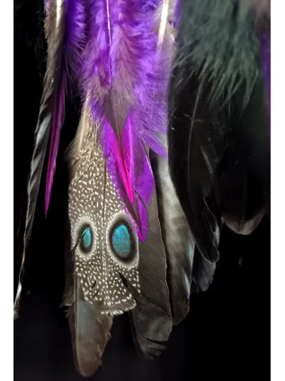 Attrape-Rêves 3D Tipi Loup & Corbeau | Chalcopyrite