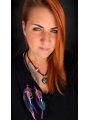 Collier Chamanique « Cœur Sensuel » | Labradorite Violette & Plumes Nobles