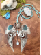 Collier Attrape-Rêves Chamanique « Coco des Mers » | Labradorite Blanche & Nacre
