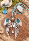 Collier Attrape-Rêves Chamanique « Coco des Mers » | Labradorite Blanche & Nacre