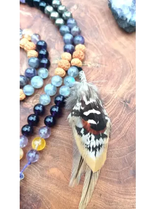 Mala Chamanique 108 Perles « Les Reflets Secrets » | Labradorite Violette