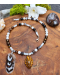 Tiger Eye Fox Totem Necklace | Ethnic Protection Jewelry