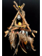 Attrape-Rêves 3D Tipi « À l'Ombre du Grand Ours » | Calcite & Plumes Nobles