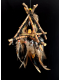 Attrape-Rêves 3D Tipi « À l'Ombre du Grand Ours » | Calcite & Plumes Nobles