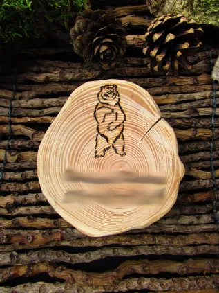 Talisman Runique Personnel en bois